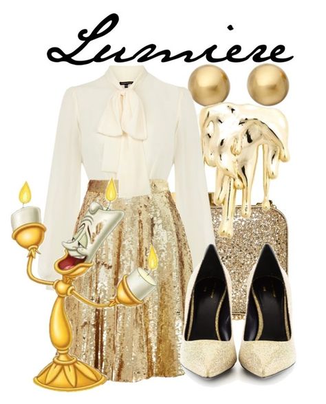 Lumiere Disney, Hailey Outfits, Happy Light, Beauty And The Beast Disney, The Beast Disney, Beauty And The Beast Theme, Light Clothing, Beast Disney, Fairytale Aesthetic