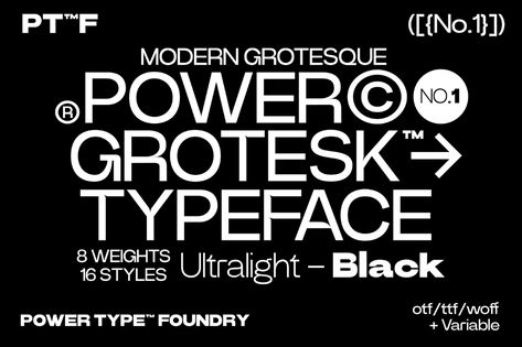 Power Grotesk Font - Download Free Font Grotesk Font, Trending Fonts, Sans Serif Typeface, Best Free Fonts, Font Inspiration, Serif Typeface, Font Download, Typographic Design, Calligraphy Fonts