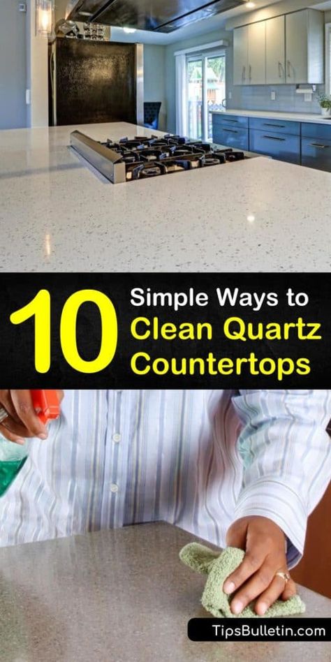 How To Clean Quartz, Clean Quartz Countertops, Quartz Cleaner, Counter Cleaner, Spring Cleaning Challenge, Goo Gone, Clean Countertops, Deep Cleaning House, Deep Cleaning Hacks