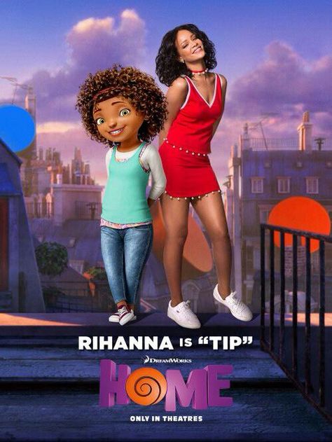 Rihanna Home, Dreamworks Home, Khloe K, Blake Lively Style, Home Movie, Black Cartoon Characters, 2015 Movies, Rihanna Fenty, Black Cartoon