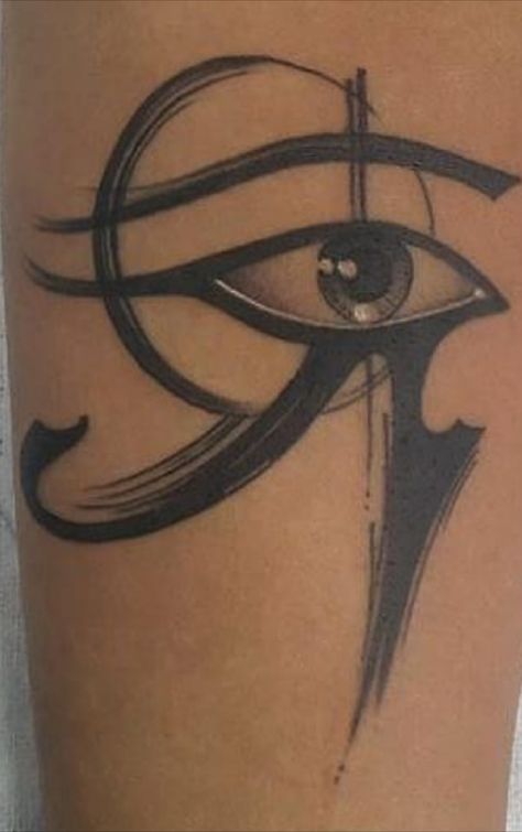 Eye Of Horus Tattoo Design Ideas, Couple Symbols, Triple Tattoo, Couples Symbols, Eye Of Rah, Ra Tattoo, Eye Of Ra Tattoo, Egyptian Eye Tattoos, Egypt Eye