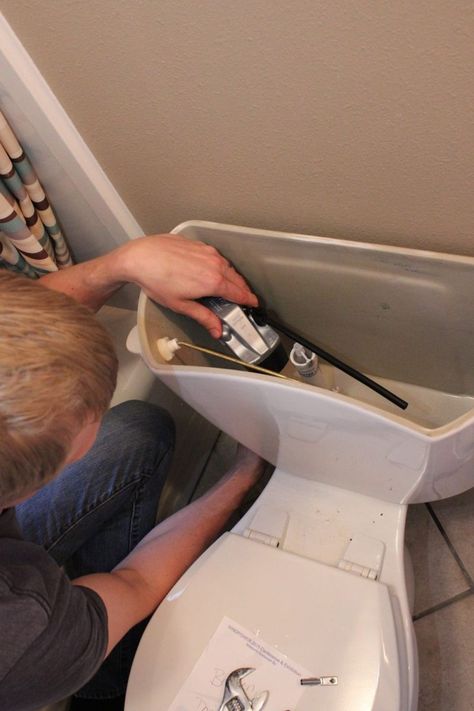 How-To Replace A Toilet Fill Valve Domestic Engineer, Toilet Fill Valve, System Failure, Septic Systems, Clogged Toilet, Toilet Repair, Woman Tips, Handy Man, Diy Plumbing