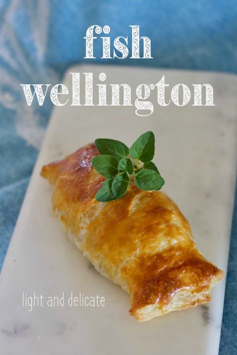 fish wellington - a dinner party hit! - The Culinary Chase Fish Wrap, Seafood Entrees, Fish Pie, Scandinavian Food, Frozen Puff Pastry, Beef Wellington, Christmas Food Dinner, Fish Fillet, Fish Dishes