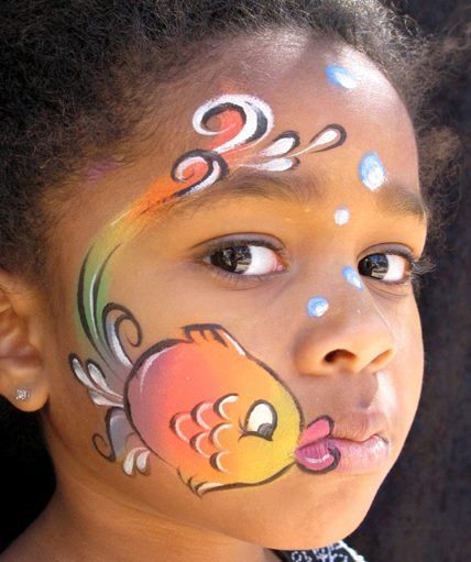 (98) Wonderful DIY 2014 Fish Face Paint, Mermaid Face Paint, Bodysuit Tattoos, Animal Face Paintings, Cheek Art, Girl Face Painting, Fish Face, Face Painting Easy, Kids Face Paint