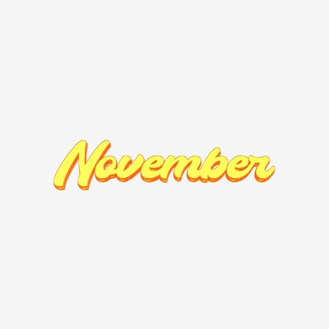 November Calligraphy, November Font, September Design, Calligraphy Vintage, Calendar Png, Magazine Fonts, D Letter, November Calendar, Font Lettering