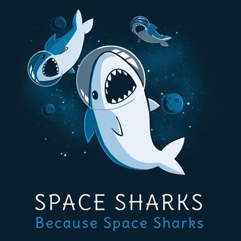 Space Animals, Shark Art, Cute Shark, Shark Week, Cute Animal Drawings, 귀여운 동물, Sharks, Sea Creatures, Animal Drawings