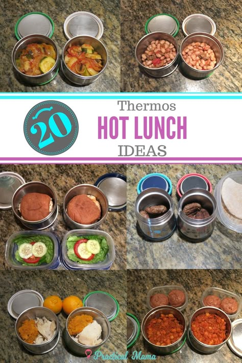 There are variety of hot lunches you can pack in thermos containers for school lunch. These practical ideas will not require much prep and planning. Hot Foods To Put In Thermos, Hot Food Lunch Box Ideas, Lunch Thermos Ideas For Kids, Hot Lunch Ideas For Work Thermos, School Thermos Lunch Ideas, Hot Lunch For School, Hot Thermos Lunch Ideas, 5th Grade Lunch Box Ideas, Thermos Food Ideas