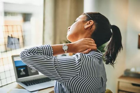 6 Stiff Neck Causes and How to Find Relief | livestrong Neck Strengthening, Pressure Points For Headaches, Muscle Knots, Trigger Point Therapy, Stiff Neck, Tension Headache, Neck And Back Pain, Strengthening Exercises, Headache Relief