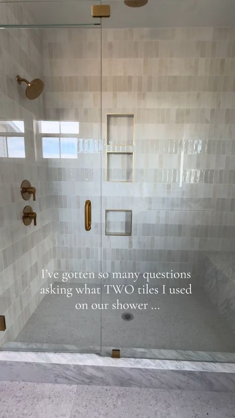 Celine 2 Bedrosians Bathroom Floor Tile, Bedrosians Celine Tile White, Celine Tile Bedrosians, Bedrosians Celine Tile, Cloe Tile Shower Bathroom, Taupe Shower Tile, Chloe Tile Bathroom, Timeless Shower Tile Ideas, Shower Tile Ideas Walk In