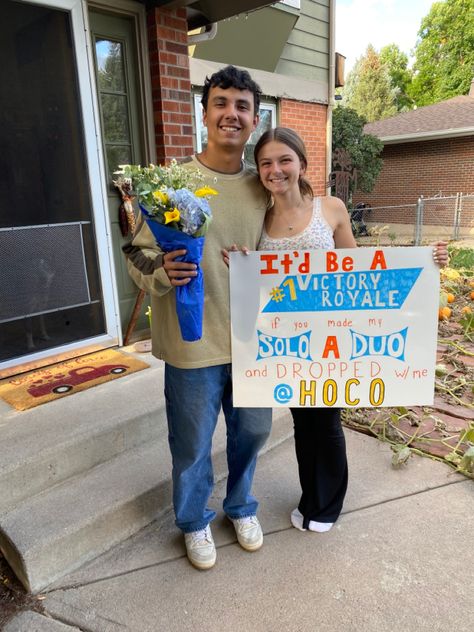 Fortnite Sadies Proposal, Funny Prom Posals Ideas Friends, Fortnight Hoco Proposal, Fortnite Homecoming Proposal, Fortnite Dance Proposal, Soccer Formal Proposal, Twisted Tea Hoco Proposal, Hoco Proposals Ideas Batman, Hoco Poster Answers