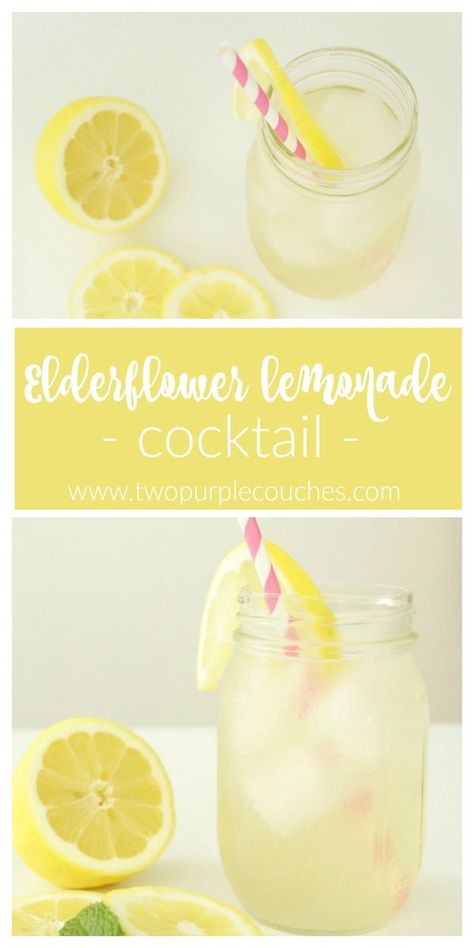 Elderflower Lemonade, Elderflower Recipes, Elderflower Cocktail, Simply Lemonade, Sparkling Lemonade, Hard Lemonade, Vodka Lemonade, Lemonade Cocktail, Refreshing Summer Cocktails