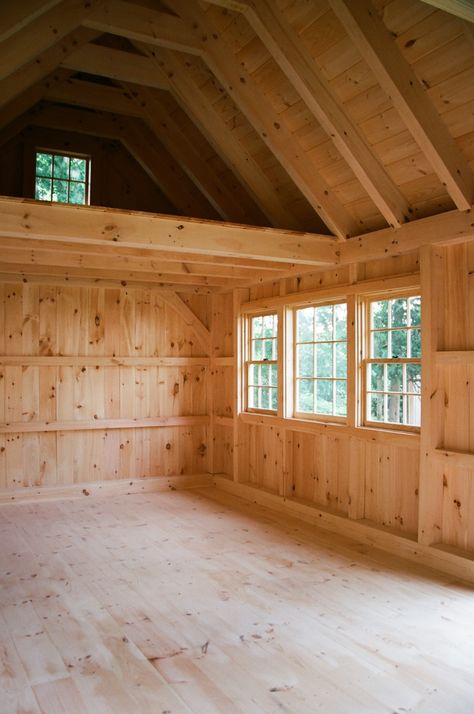 Post And Beam Shed, Cabin Garden, Shed With Loft, Small Log Cabin, Shed To Tiny House, Diy Shed Plans, Barns Sheds, Country Cabin, Backyard Sheds