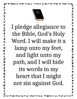 Pledge to the Bible Bible Pledge, Pledge To The Bible, God Poems, Christian Homeschool, Inspirational Life Lessons, Bible Truths, Bible Journal Notes, Bible Quotes Images, Mom Life Quotes