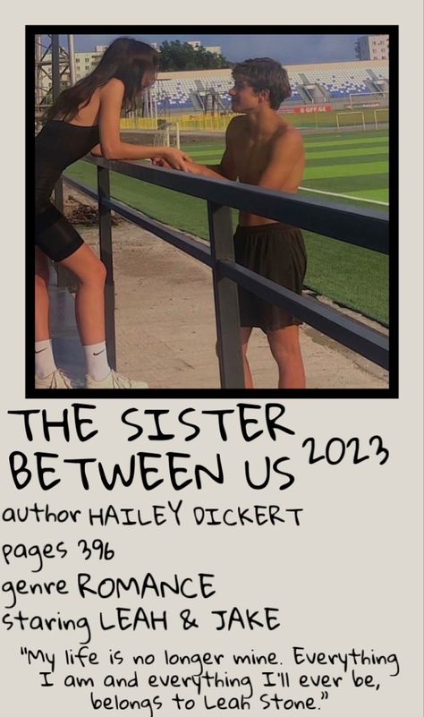 The Sister Between Us, Us Poster, Teen Romance Books, Book Recs, Bookish Things, Romantic Books, Between Us, Book Posters, Book Humor