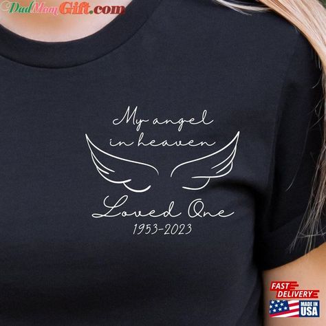 Mom In Heaven Shirt Loving Memory Of Tshirt Memorial Gift Rip T Rest Peace Tee Remembering Loved Ones Mothers Day T-Shirt Classic Check more at https://dadmomgift.com/product/mom-in-heaven-shirt-loving-memory-of-tshirt-memorial-gift-rip-t-rest-peace-tee-remembering-loved-ones-mothers-day-t-shirt-classic/ In Memory Tshirt Designs, In Memory Shirts Design, In Loving Memory T Shirts Ideas, Memorial T Shirts Ideas Design, In Loving Memory Shirts Ideas, Rest In Peace Shirts Ideas, Memorial Tshirt Ideas, Memorial Shirts In Loving Memory, Memorial Shirt Ideas