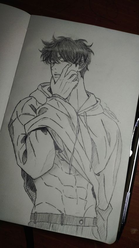 Manhwa Sketch, Go Eunhyuk, Realistic Sketch, Spiderman Art Sketch, Operation True Love, Man Sketch, Pencil Sketch Images, Anime Boy Sketch, Anime Drawing Books