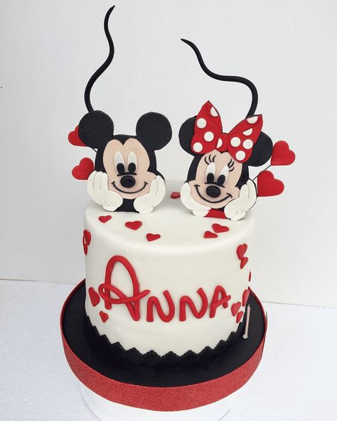 Mickey And Minnie Cake Ideas, Mickey And Mini Mouse Cake, Mickey And Minnie Cake Together, Mickey And Minnie Mouse Birthday Cake, Mickey Minnie Cake, Mickey And Minnie Mouse Cake, Mickey And Minnie Birthday Cake, Minnie Mouse Cake Design, Mickey Birthday Cakes