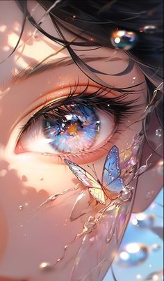 Fantasy Eyes Art, Handy Wallpaper, Eyes Artwork, Dreamy Artwork, Abstract Art Wallpaper, Flower Art Images, Girly Art Illustrations, Digital Art Anime, Dreamy Art