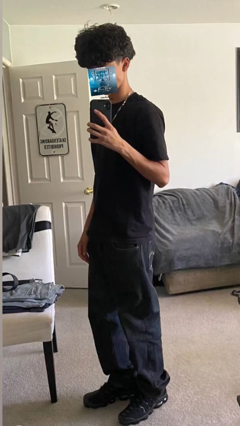 Edgar Dress Style, Edgar Style Outfits, Edgar Mirror Pic No Face, Edger Fits, Edgar Poses, Edgar Style Clothes, Hood Edgar, Edgar Fashion, Fluffy Edgars