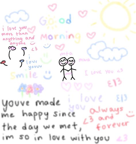 Cute Notes For Your Girlfriend, Doodles For Girlfriend, Cute Drawings For Girlfriend I Love You, Cute Doodle For Girlfriend, Will You Be My Girlfriend Note, My Gf Quotes, Noteit Ideas For Gf, Small Love Letter, To My Gf