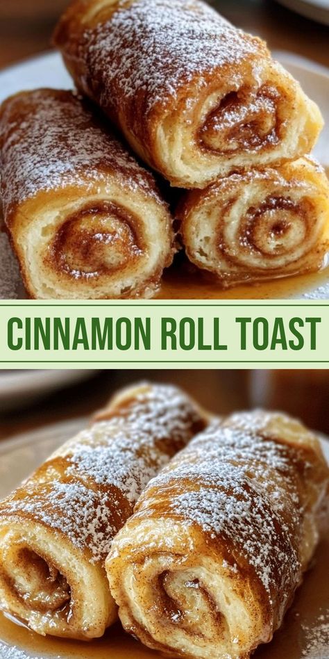 Indulge in Cinnamon Roll French Toast Rolls, where the irresistible flavor of cinnamon meets the comforting taste of french toast! This innovative breakfast features cinnamon rolls, wrapped and dipped like classic French toast, delivering a sweet, gooey experience in every bite. Super easy to make, they’re way easier than regular cinnamon rolls but taste just as delicious! The baked cinnamon rolls get dipped in an egg mixture and toasted! Making this the best out of breakfast and cinnamon treat! French Toast Rolls Recipe, Buffalo Fries, Lemon Meringue Cheesecake, Cinnamon Roll French, Cinnamon Roll French Toast, French Toast Rolls, Classic French Toast, Sweet Breakfast Treats, Special Breakfast