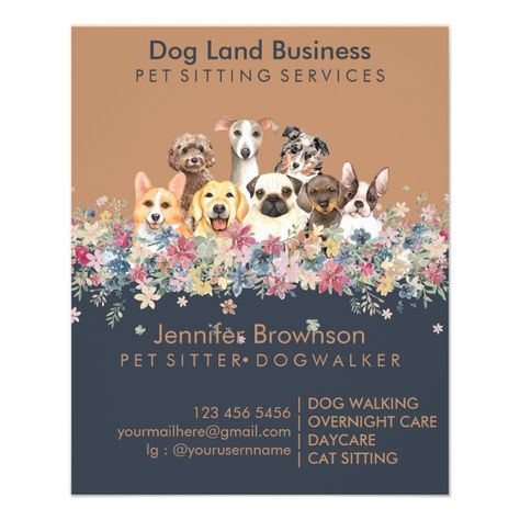 Pet Sitting Flyer, Dog Walker Flyer, Grooming Salons, Critter Sitters, Pet Sitting Business, Dog Grooming Shop, Pet Sitting Services, Advertising Flyers, Dog Grooming Salons