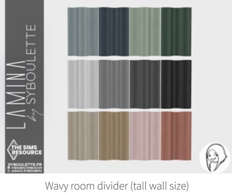 Wall Divider, Sims 4 Mods Clothes, Divider Wall, Letter R, The Sims Resource, Sims 4 Mods, Sims Resource, Bar Set, The Sims 4