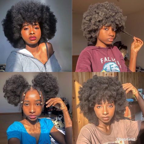 3,559 Likes, 49 Comments - Salimar 🇬🇳 (@salimar._) on Instagram: “_________________________________________________ #afro #4chair #naturalhair #teamnatural…” Hair Type Chart, Afro Curly Wig, Short Afro, Curly Hair Types, Cute Curly Hairstyles, Type 4 Hair, 4c Natural Hair, Soft Orange, Natural Hair Community