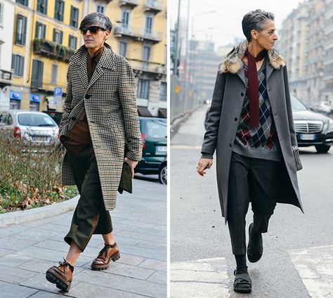 Tommy Ton Street style Senior Clothes, Tommy Ton Street Style, Tommy Ton, Minimalist Fashion Women, Older Women Fashion, Middle Age Fashion, Badass Style, Middle Aged Women, Advanced Style