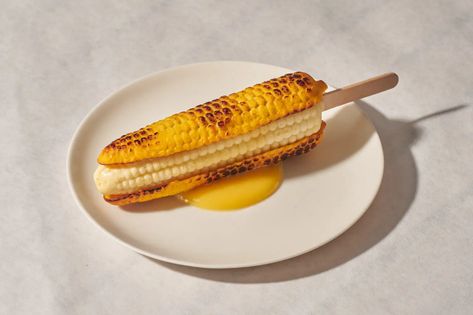 Wild, pricey popsicles are the cool new trend in NYC fine dining Desserts On A Stick, Sweet Corn Ice Cream, Corn Ice Cream, Ear Of Corn, Weird But True, Ears Of Corn, Beauty Foods, On A Stick, Food Trends