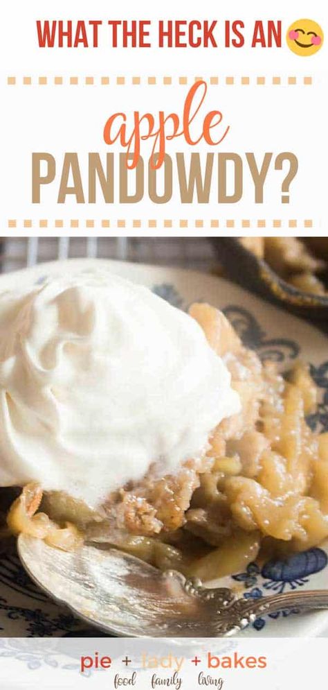 Apple Pandowdy is a delicious combination of apple pie and apple cobbler, easy to make and a great skillet recipe. Apple Pandowdy is a quick and easy dessert. Apple Pandowdy Recipe, Apple Pandowdy, Apple Cobbler Easy, Quick Apple Dessert, Apple Pastry, Cobbler Easy, Apple Desserts Easy, Apple Cobbler, How To Make Pie