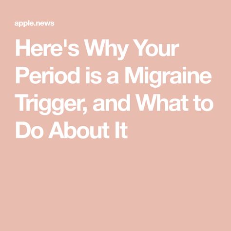 Period Migraine Relief, Menstrual Migraine Relief, Period Headache Relief, Period Migraine, Migraine Meme, Menstrual Migraine, How To Stop Period, Period Headaches, Menstrual Migraines