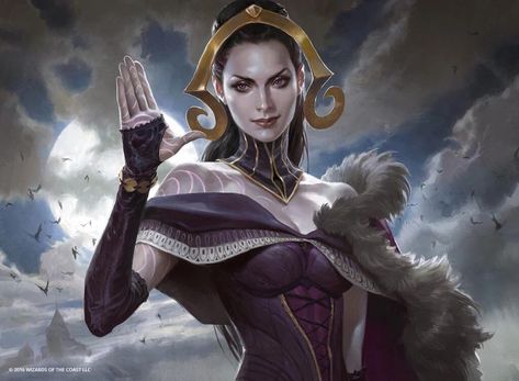 Liliana Vess - MTG Wiki Wesley Burt, Eldritch Moon, Mtg Art, Concept Art World, Magic Art, Art And Illustration, Moon Art, Animal Tattoos, Magic The Gathering