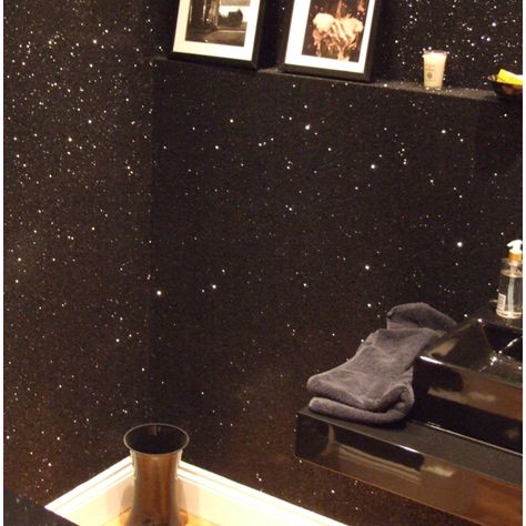 Black glitter wall! I think I might do this! sooooo glam! Sparkly Walls, Glitter Wall, Do It Yourself Crafts, Salon Ideas, Fun Diy Crafts, Decoration Inspiration, Red Glitter, Kids' Room, My New Room