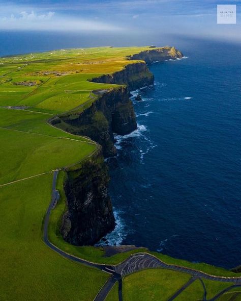 Up in the Eire on Instagram: "The world famous Cliffs of Moher" Ireland Coastline, Ireland Cliffs, Cliffs Of Moher Ireland, Ireland Aesthetic, County Clare Ireland, Clare Ireland, Travel Ireland, Love Ireland, County Clare