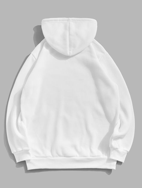 Gilding Printed Long-sleeved Casual Hoodie  WHITE , #Sponsored, #Long, #Printed, #Gilding, #sleeved, #WHITE #Ad Mochila Jansport, Basic Streetwear, Hoodie White, Plus Swimwear, Matching Swimwear, Pocket Hoodie, Portrait Sculpture, Striped Jeans, Swimwear Outfit