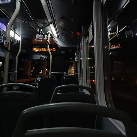 night bus rides aesthetic dark Bus Aesthetic Pic, Bus Ride Aesthetic Night, Night Adventures Aesthetic, Runaway Aesthetic Dark, City Bus Aesthetic, Night Bus Aesthetic, Late Night Bus Ride, Bus Travel Aesthetic, Bus Ride Aesthetic