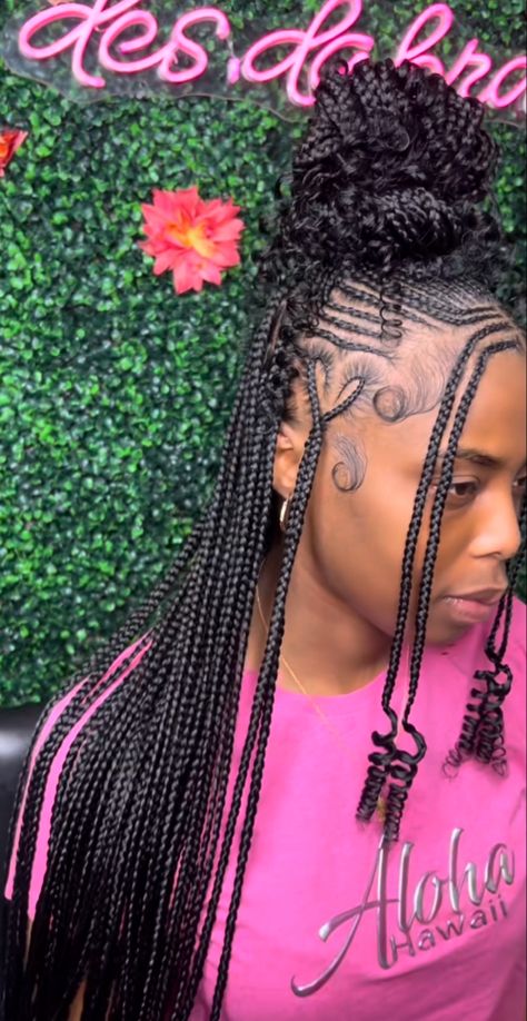 Cute Hairstyles For 13th Birthday Braids, 13 Birthday Hairstyles Braids, Hairstyles For 9 Year Girl Black Braids, Hairstyles For 10 Year Girl Black Braids, Fulani Styles, Braided Hairstyles For 10 Years, Braid Out Natural Hair, Hairstyles For Teens, Hair Braid Designs