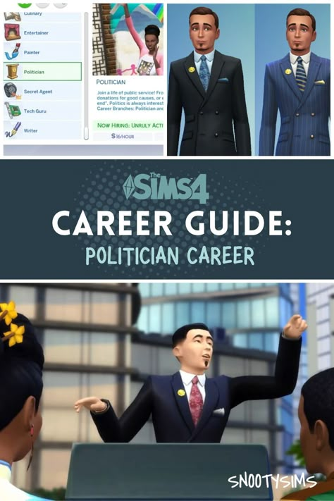 Sims 4 Security Cc, Sims 4 Politician Cc, 4 Town, The Politician, Sims 4 Cheats, Sims 4 Traits, Empty Promises, Sims Games, Sims 4 Teen