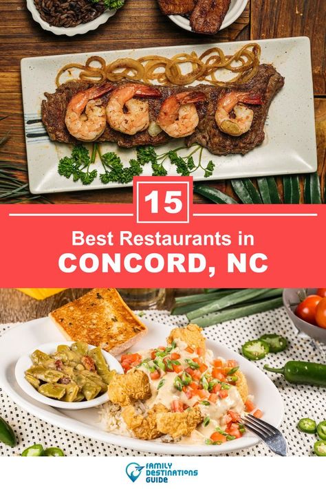 15 Best Restaurants in Concord, North Carolina North Carolina Food, Concord North Carolina, Unique Cafe, Family Destinations, Foodie Travel, Best Restaurants, Hidden Gems, Dining Experiences, Places To Eat