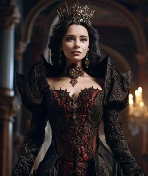 Halloween Fashion Outfits, Gothic Princess, Feminine Energy Aesthetic, Dark Queen, Creative Clothes, Queen Outfit, Dark Dress, Royalty Aesthetic, Queen Costume