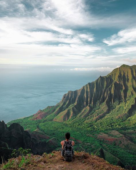 Kalalau Lookout, Kauai Hoan Tien Land of the dreams . . . . #hawaii #nakedhawaii #hawaiitag #hawaiistagram #kauai #napalicoast #kaleparidge #roamtheplanet Napali Coast, Aesthetic Picture, Dream Holiday, On The Road Again, Hawaii Travel, Kauai, Timeline Photos, On The Road, More Photos