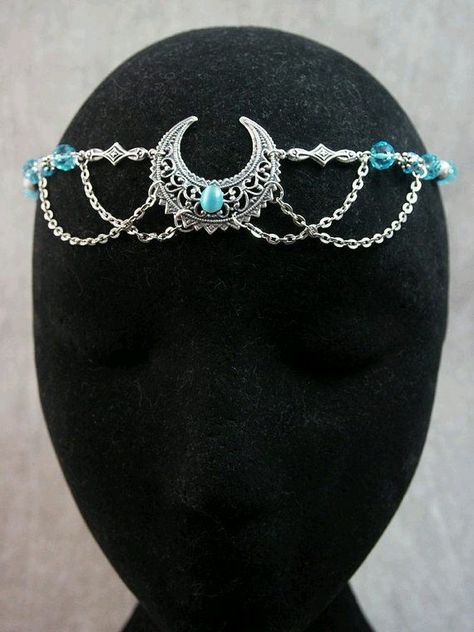 Elven Tiara, Forehead Headband, Tiaras Jewellery, Fairy Coloring, Magical Jewelry, Headband Tiara, Fantasy Jewelry, Tiaras And Crowns, Hair Ornaments