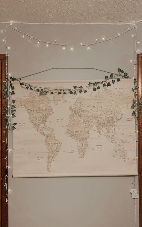 aesthetic tapestry, room decorations, teen girl room decor, tapestry, 2021 room decor Map Tapestry Bedroom, Tapestry For Dorm Room, Cute Wall Tapestries, Cute Tapestries Aesthetic, Wall Tapestry Aesthetic, Room Decor Bedroom Tapestry, Wall Flags Aesthetic, Map Room Aesthetic, Aesthetic Wall Tapestry