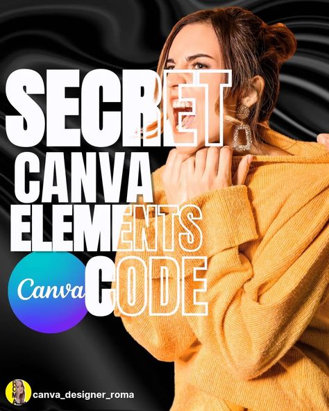 Roma(aarohi) | Canva coach | graphic designer | Canva designer on Instagram: “SAVE THIS SECRET CANVA CODES HOW TO USE THE SECRET 3D CANVA ELEMENTS CODES TO CREATE BEAUTIFUL DESIGNS TODAY Have you heard of the secret…” Secret Canva Element Code, Canva Codes, Canva Elements, Secret Code, Design Posters, Graphic Design Posters, Being Used, Graphic Designer, How To Use