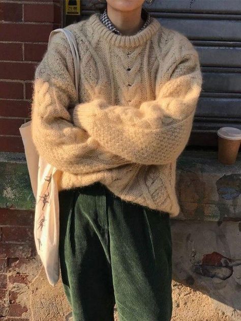 Bohemian Sweater, 90s Fashion Men, Boho Sweater, Fall Fits, Mode Inspo, 가을 패션, Casual Sweaters, Mode Vintage, Fall Sweaters