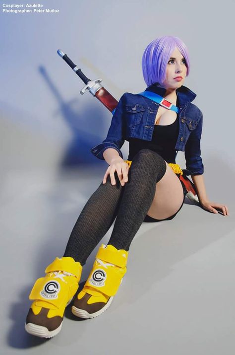 Female Trunks, Trunks Cosplay, Dbz Cosplay, Goth Pinup, Trunks Dbz, Geek Women, Future Trunks, Anime Costumes, Geek Girls