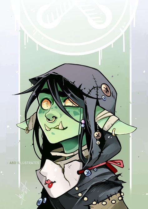 Nott The Brave, Goblin Girl, Goblin Art, Critical Role Fan Art, Arte Sketchbook, Character Design Animation, Arte Fantasy, The Brave, Character Design References