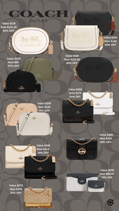 Coach crossbody bags on sale from 50-70% off! The first 2 (cream/beige/tan) with the Horse And Carriage are sooo beautiful! http://liketk.it/3jgoD #coachpurse #crossbody #handbag #purse #LTKitbag #LTKtravel #LTKbeauty @liketoknow.it.home @liketoknow.it #liketkit 
 Questions? Ask me on Instagram @amandaroblessed 
🌾
| target home | target kitchen | boho furniture | modern furniture | Amazon decor | target decor | found it on Amazon | furniture on sale | 3 drawer table | tall table | Wedding guest Coach Beige Bag, Neutral Crossbody Bag, Coach Crossbody Bag Outfit, College Shoes Women, Coach Bag Outfit Style, Coach Purse Outfit, Coach Bags Aesthetic, Coach Bag Aesthetic, Cross Body Bag Outfit