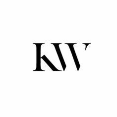 Kw Logo Design Letter, Kw Logo Design, Kw Monogram, Kate Wilson, Alphabet G, Monogram Logos, Free Logo Mockup, Design Studio Logo, Self Branding